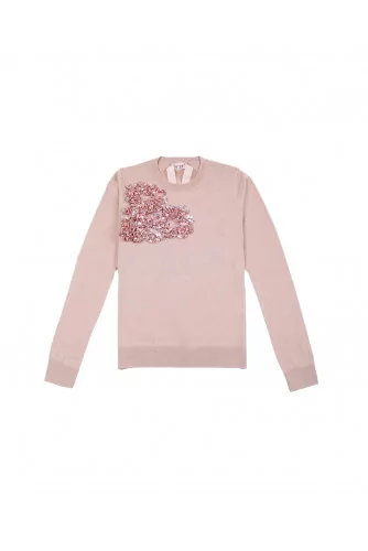 Pull N°21 beige pour femme