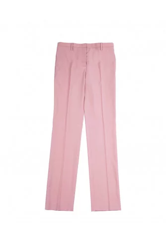 Straight light pink trousers N°21 for women