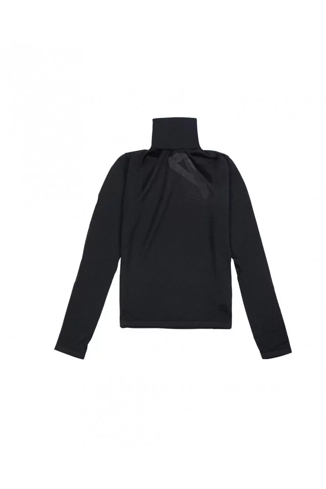 Black turtleneck sweater N°21 for women