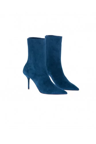 "Saint Honoré" Boots en suede bout pointu 85