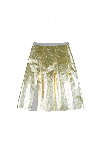 Reversible gold skirt N°21 for women