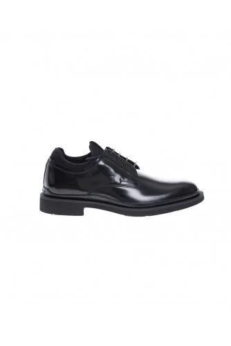 Derby Tod's "Urban Neoprene" noir, semelle gomme débordante pour homme