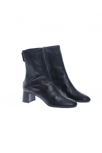 Saint Honoré - Leather boots with round tip 50