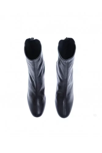 Saint Honoré - Leather boots with round tip 50