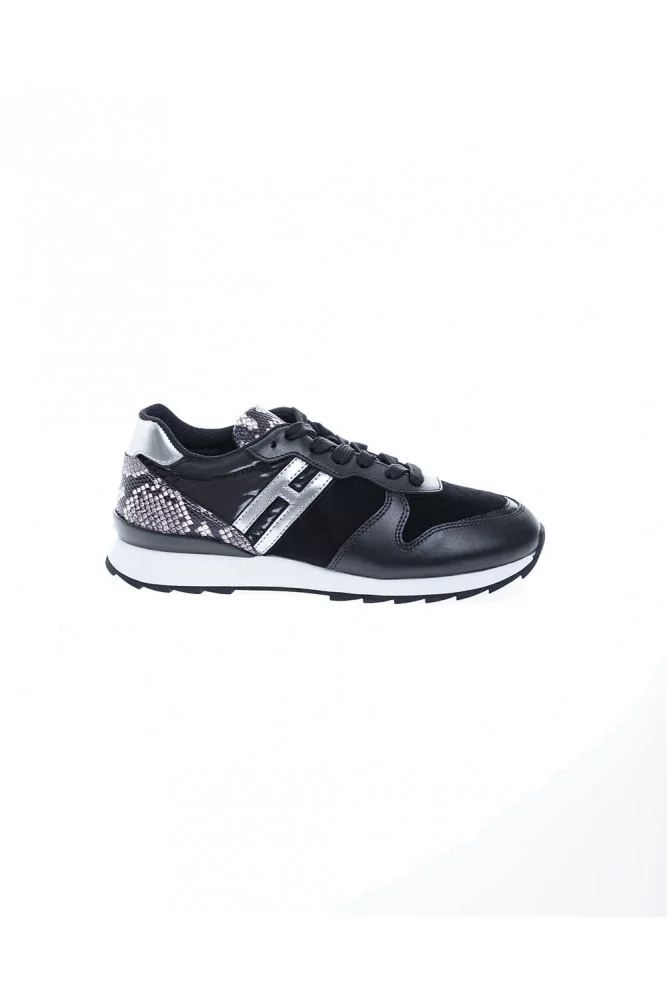 Basket Hogan "Running 261" noir-roche pour femme