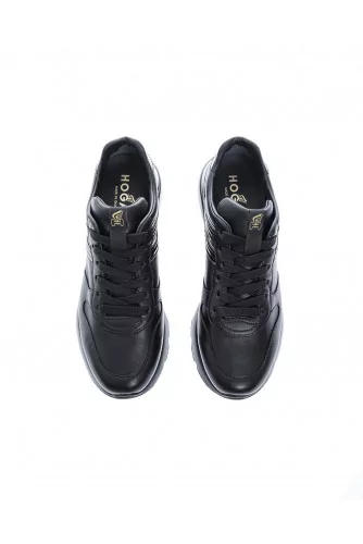 "Active One" Leather low-top sneakers embossed logo