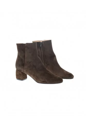 Boots en suede bout arrondi 50