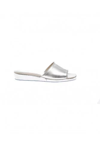 Achat Open-toe metallic leather indoor mules 20 - Jacques-loup