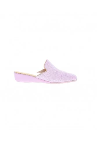 Pearled tissue indoor mules closed-toes 30