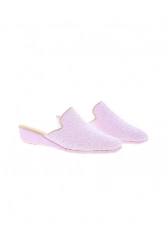 Pearled tissue indoor mules closed-toes 30