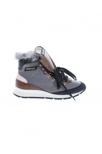 Achat Trekking Monaco Leather boots with fur - Jacques-loup