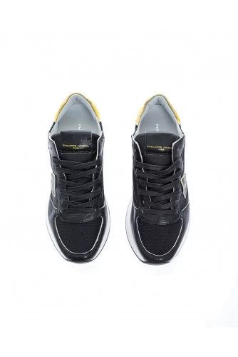 "Tropez X LD" Leather sneakers metal golden buttress