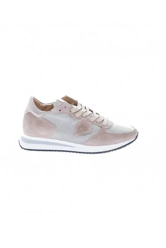 "Tropez X LD" Leather sneakers metal beige buttress