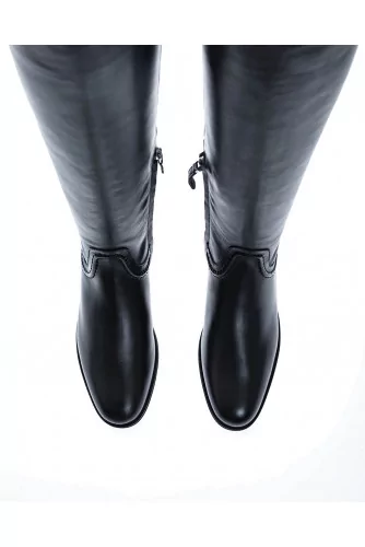 "Stivale Selleria" Calf leather riding boots