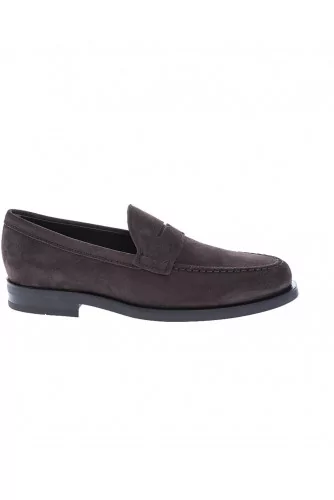 ZF - Suede moccasins with decorative tab