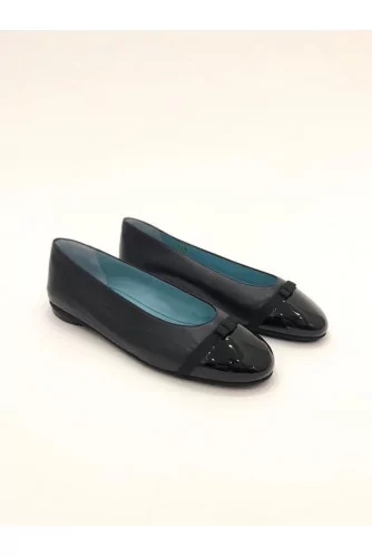 Ballerine Thierry Rabotin noir-marine pour femme