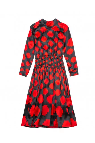 Robe Marni noir-rouge pour femme