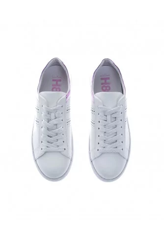 Tennis Hogan "New Cassetta 3270" blanc-rose pour femme