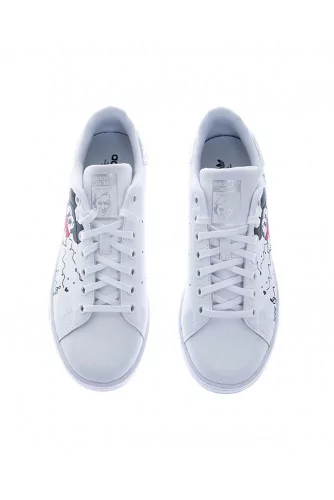 "Mickey Bandana" Customized Stan Smith sneakers with silver glitter