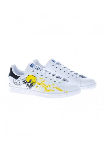 Scary Titi - Customized Stan Smith sneakers with black buttress