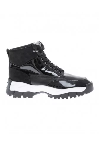 Mountain Sportiva Allacciata - Leather laces boots oversized outer sole