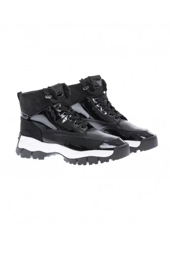 Mountain Sportiva Allacciata - Leather laces boots oversized outer sole