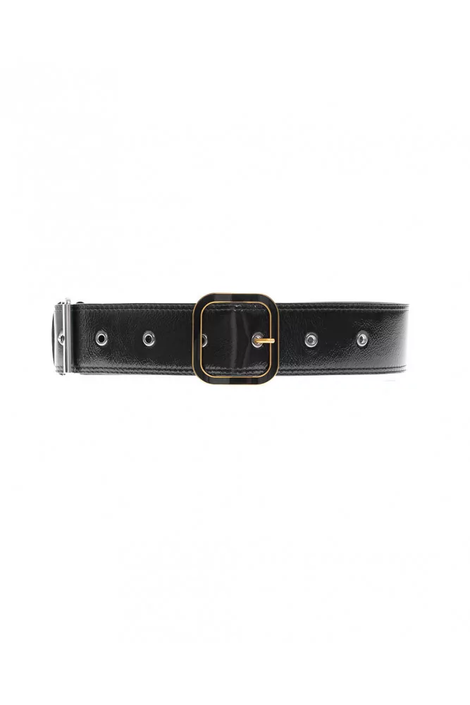 Ceinture Marni noir, large pour femme