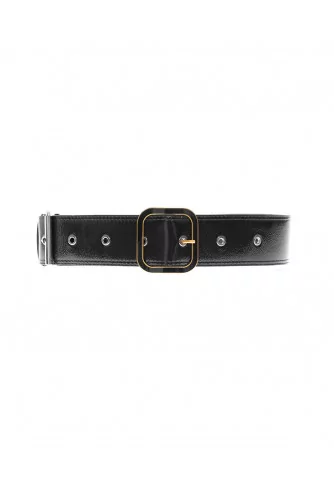 Ceinture Marni noir, large pour femme