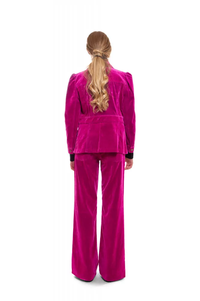 The Velveteen Jean of Marc Jacobs - Bright pink cotton jacket and