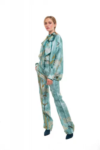 Shirt and trousers floral print