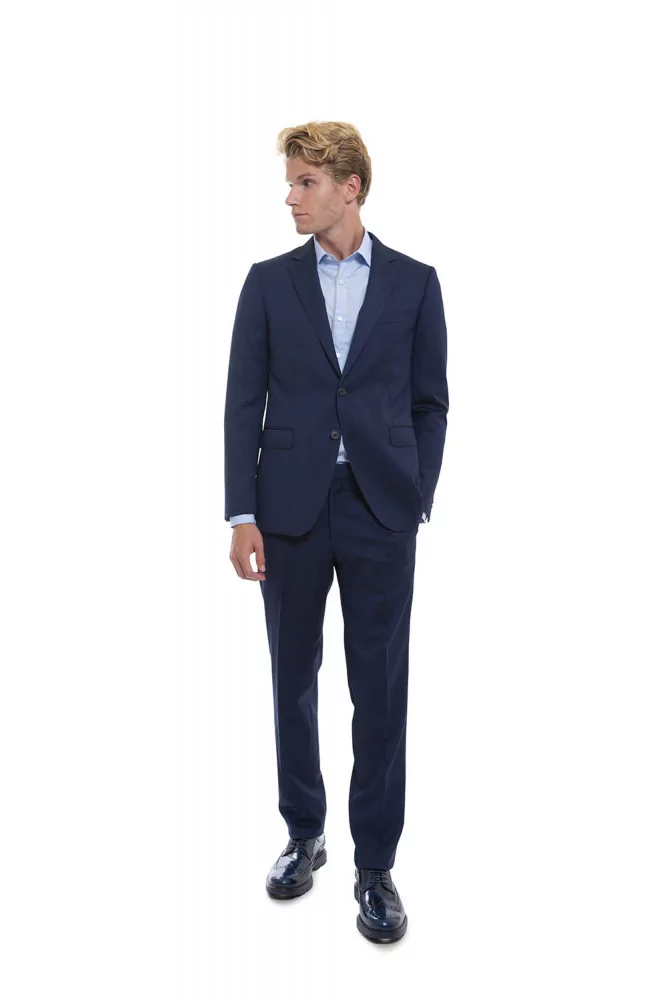 "Attitude Drop 7" Elegant suit with straight cut