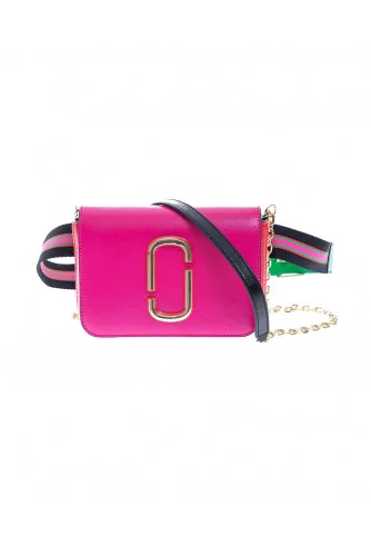 "Hip Shot" Leather multicolored belt bag