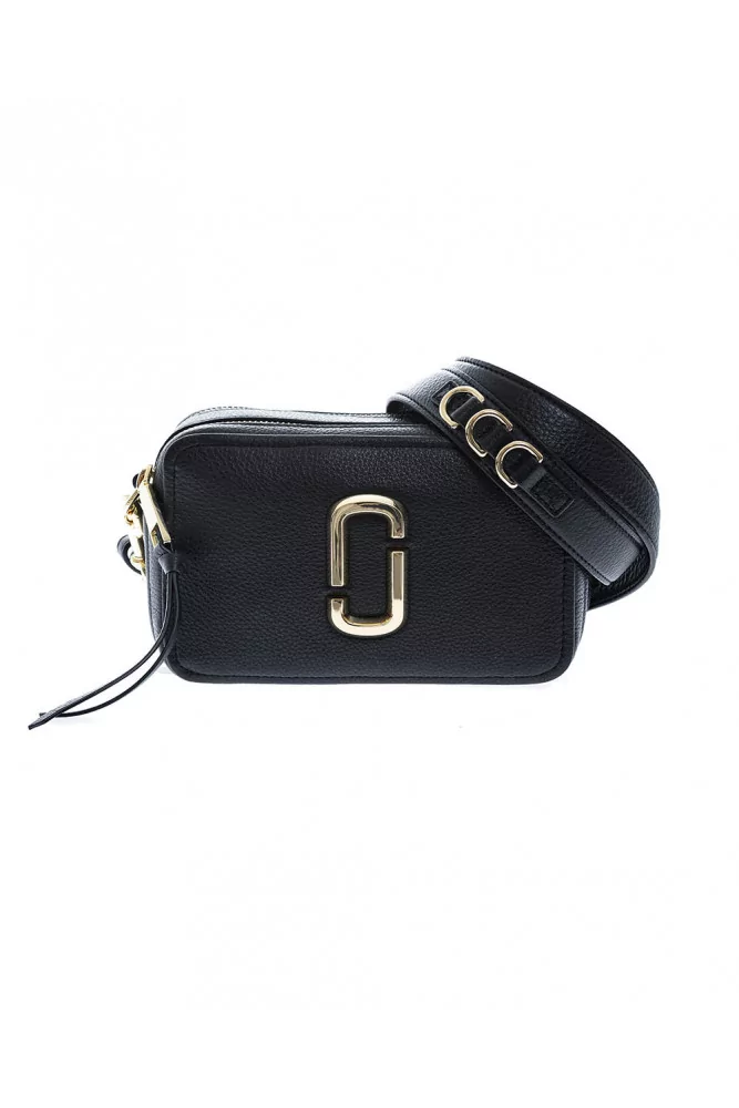 Marc Jacobs The Softshot 21 Crossbody Bag Black in Leather with