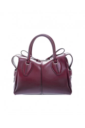 "D-Styling Petit" Sac en cuir dégradé de bordeaux