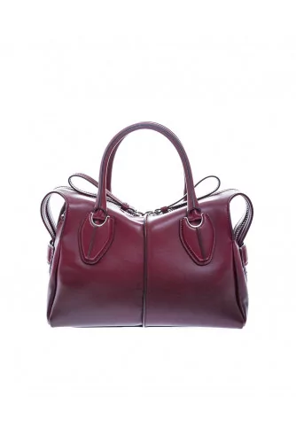 "D-Styling Petit" Sac en cuir dégradé de bordeaux