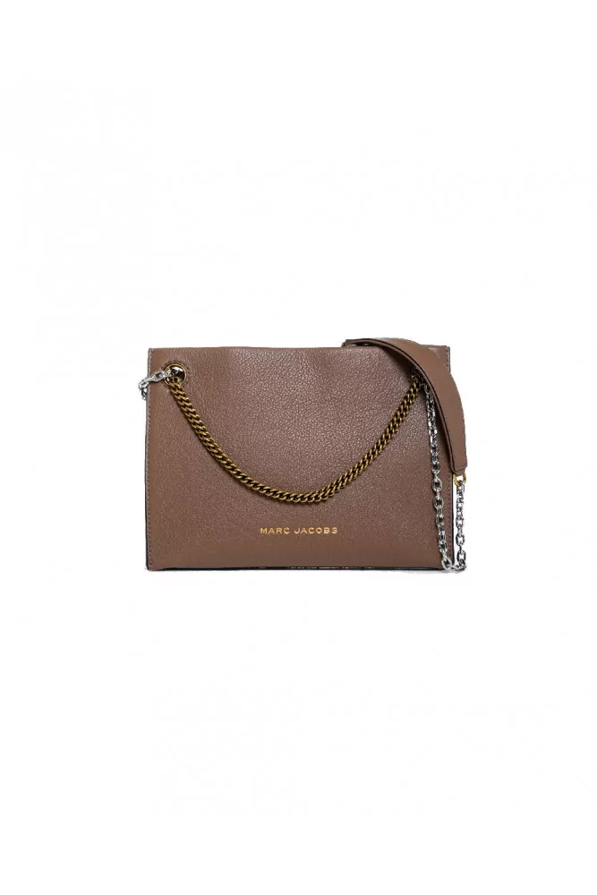 Sac Marc Jacobs "Double link 27" beige pour femme