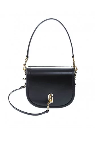 "The Saddle" Sac en cuir forme arrondi grand rabat