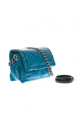 Sac Marc Jacobs " Pillow bag" bleu canard pour femme