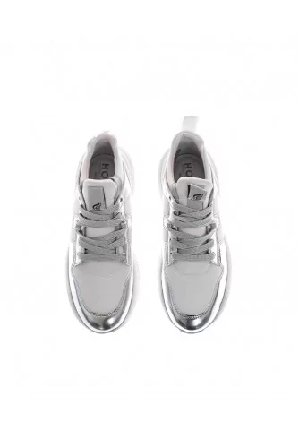 Sneaker Hogan Capsule "Isola" blanc-argent pour femme