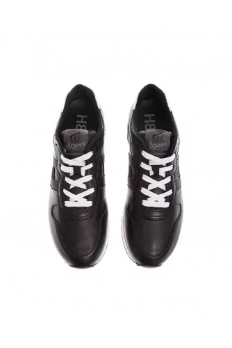 "Running H86" Nappa leather sneakers with contrasting buttress