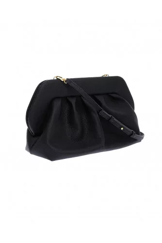 Sac pochette Themoiré noir pour femme