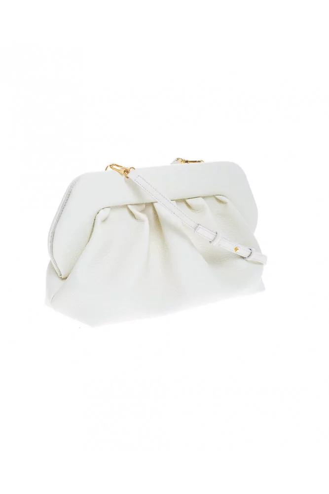 Sac pochette Themoiré blanc talc pour femme