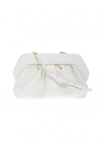 Sac pochette Themoiré blanc talc pour femme