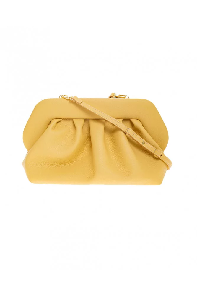 Sac pochette Themoiré jaune pour femme