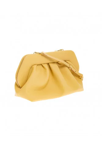 Sac pochette Themoiré jaune pour femme