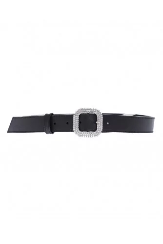 Achat Belt with lamb leather and Swarovski buckle - Jacques-loup