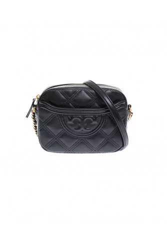 Fleming Camera Bag - Nappa leather rectangular quilted bag with chain