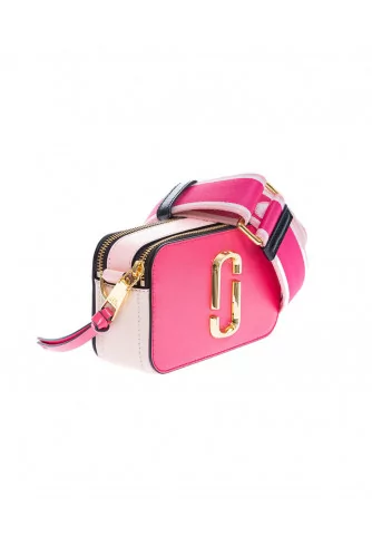 Snapshot DTM of Marc Jacobs - Rectangular multicolored bag with textile  shoulder strap and black logo for women