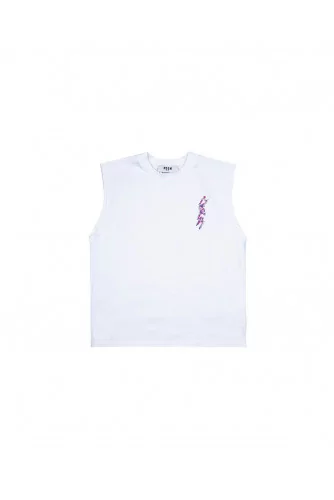 Cotton jersey T-shirt with decorative logo on the front and the back