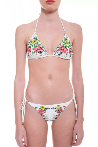 Bikini décoré d'un imprimé floral multicolore